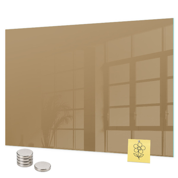Lavagna magnetica per calamite Colore beige scuro