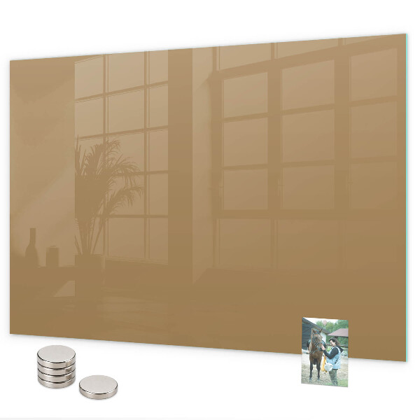 Lavagna magnetica per calamite Colore beige scuro
