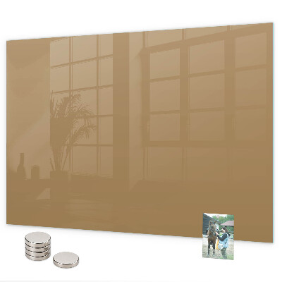 Lavagna magnetica per calamite Colore beige scuro