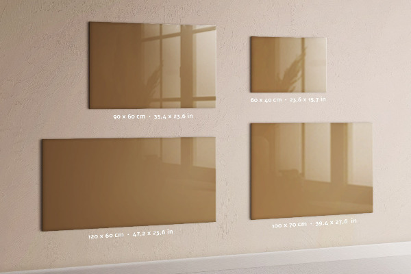 Lavagna magnetica per calamite Colore beige scuro