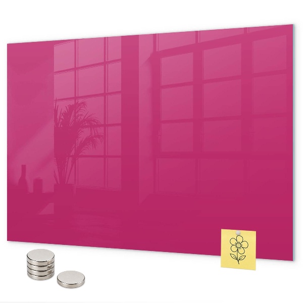 Lavagna magnetica Colore rosa intenso