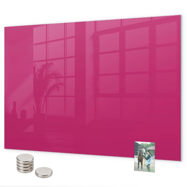 Lavagna magnetica Colore rosa intenso