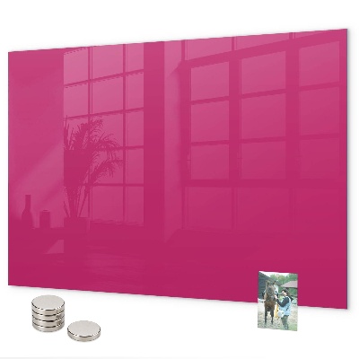 Lavagna magnetica Colore rosa intenso