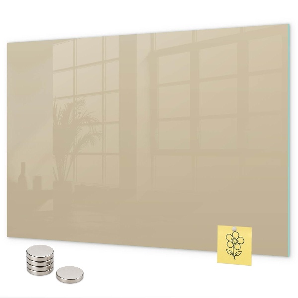 Lavagna magnetica per calamite Colore beige