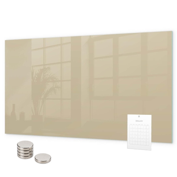 Lavagna magnetica per calamite Colore beige