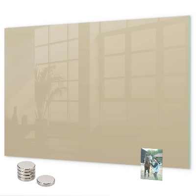 Lavagna magnetica per calamite Colore beige