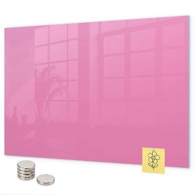 Lavagna magnetica per calamite Rosa
