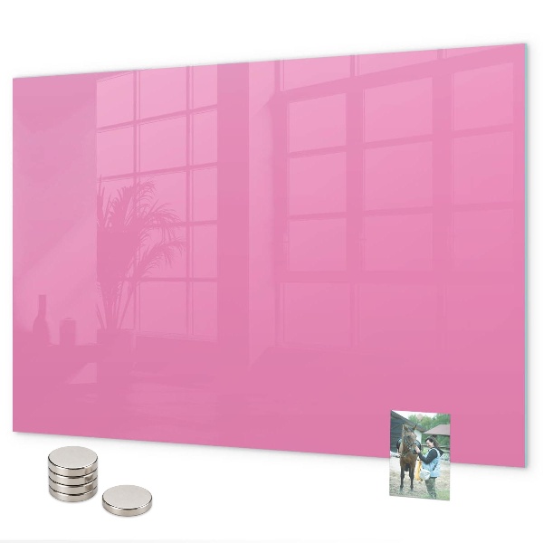 Lavagna magnetica per calamite Rosa