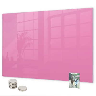 Lavagna magnetica per calamite Rosa