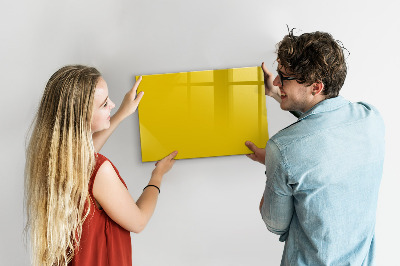 Lavagna magnetica Colore giallo chiaro