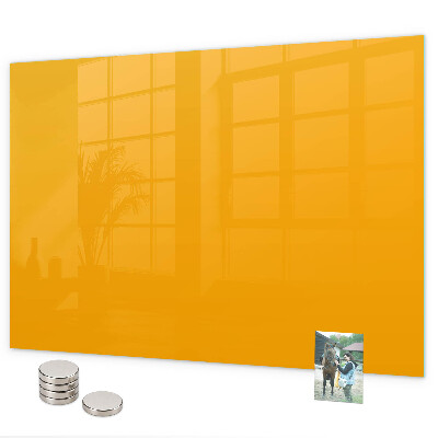 Lavagna magnetica per calamite Colore giallo dorato