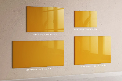 Lavagna magnetica per calamite Colore giallo dorato