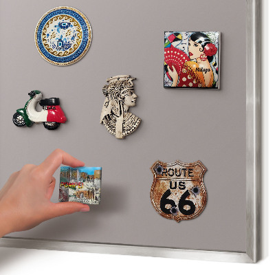 Lavagna magnetica decorativa da parete in colore argento Grigio cenere