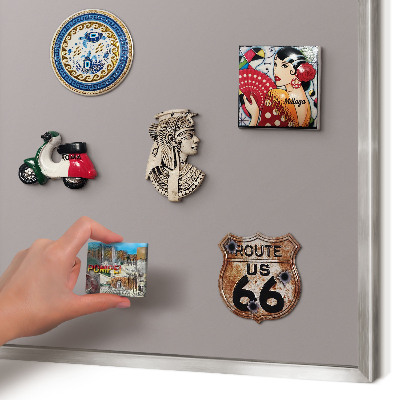 Lavagna magnetica decorativa da parete in colore argento Grigio cenere