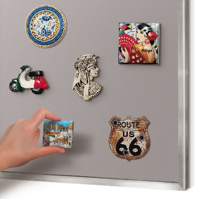 Lavagna magnetica decorativa da parete in colore argento Grigio cenere