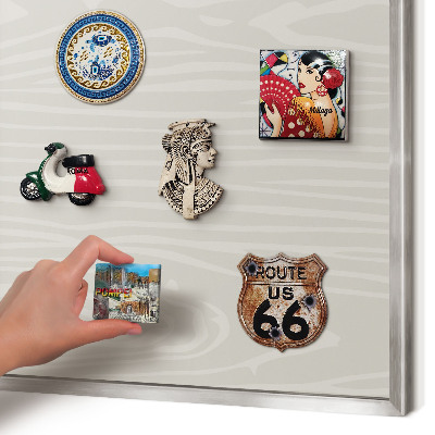 Lavagna magnetica decorativa da parete in colore argento Struttura in legno