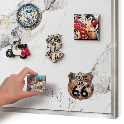 Lavagna magnetica decorativa da parete in colore argento Effetto marmo