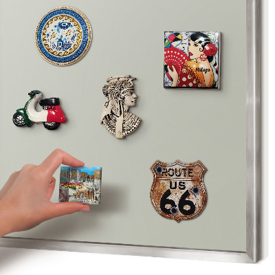Lavagna magnetica decorativa da parete in colore argento Grigio caldo
