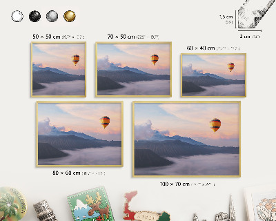 Lavagna magnetica per calamite souvenir in colore oro Viaggio nel cielo