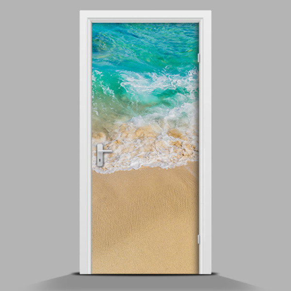 Adesivo per porta interna Sulla spiaggia