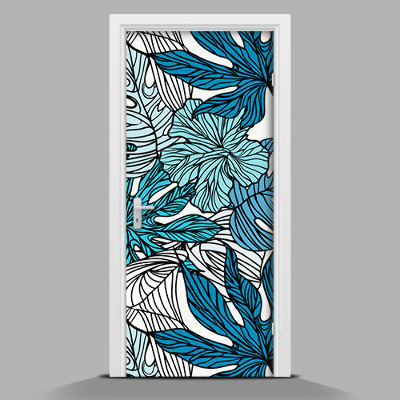 Sticker porta Fiori blu