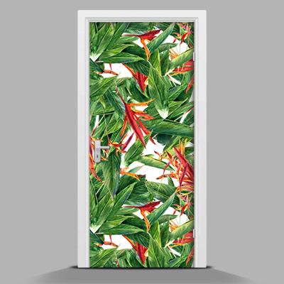 Adesivo per porta interna Orchidee