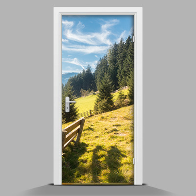 Adesivo per porta Nella sala