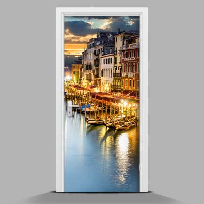Sticker porta Venezia di notte
