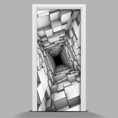 Adesivo per porta Geometria astratta