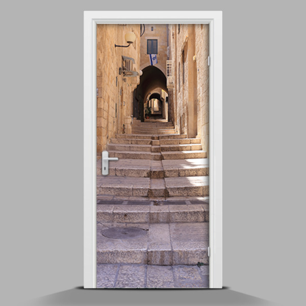 Adesivo per porta Su per le scale