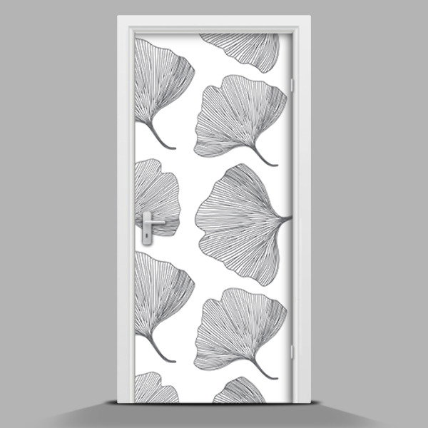 Adesivo per porta interna Tifosi in bianco e nero