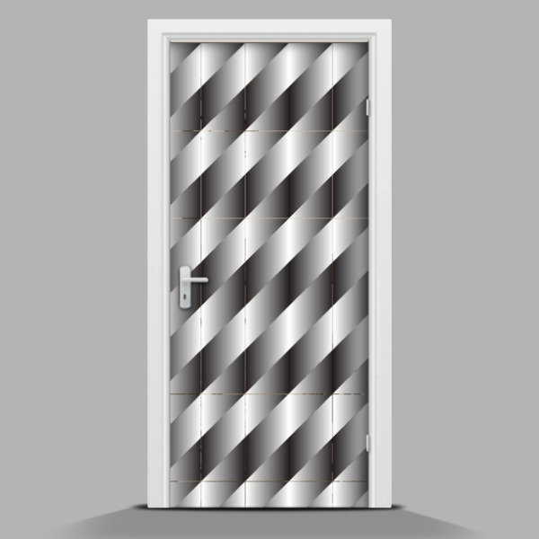 Adesivo per porta Astrazione