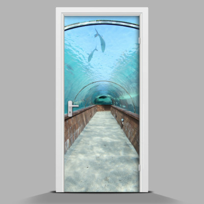 Adesivo per porta Mondo sottomarino