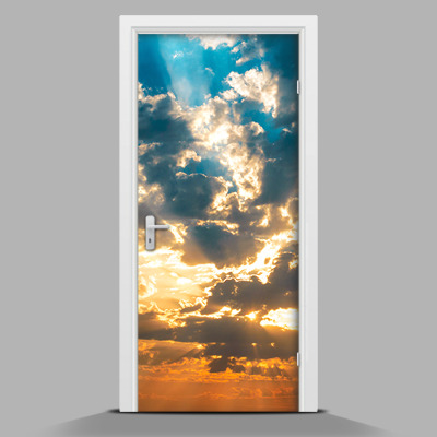 Adesivo per porta con stampa Vista dall'aereo