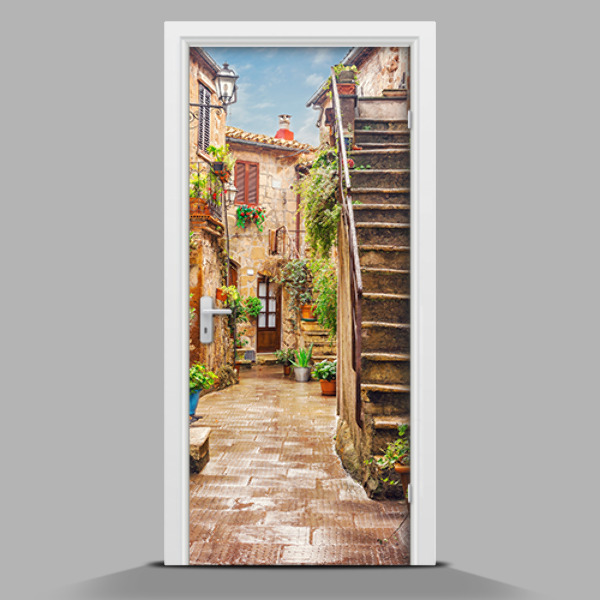 Sticker porta Una bellissima strada di Verona