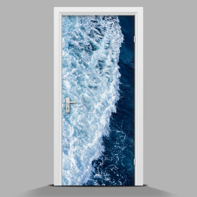 Adesivo per porta interna Onda marina