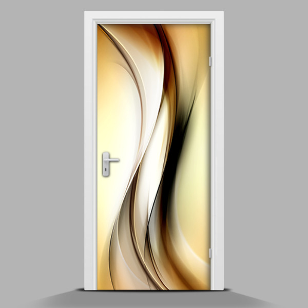 Adesivo per porta Modello astratto