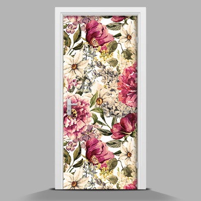 Adesivo per porta interna Come in un giardino