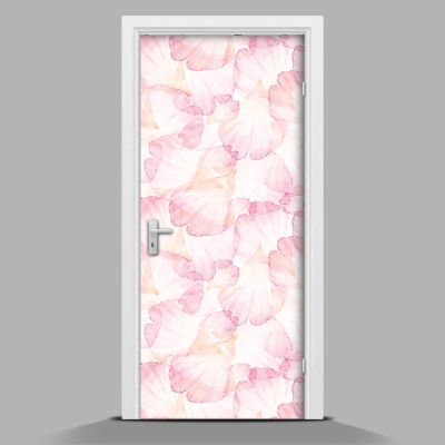 Sticker porta con petali delicati