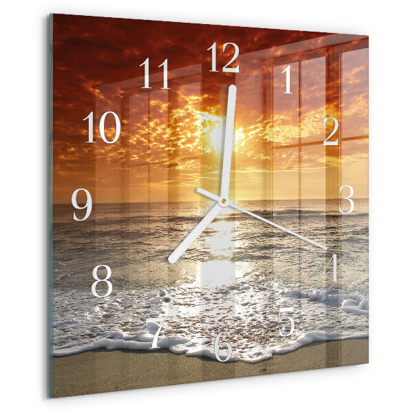 Orologio quadrato Spiaggia Mare
