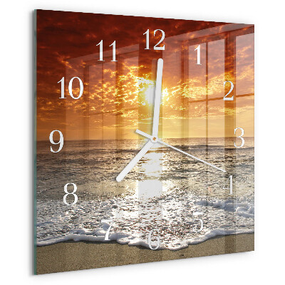 Orologio quadrato Spiaggia Mare