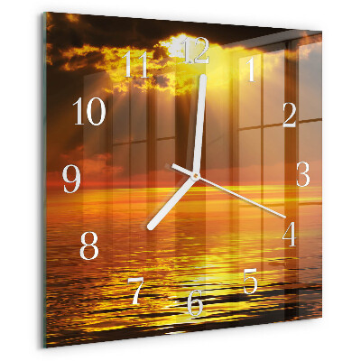 Orologio quadrato Tramonto