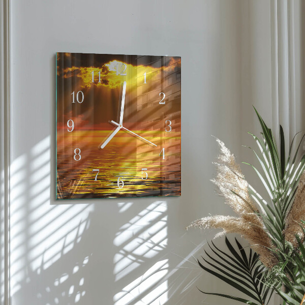 Orologio quadrato Tramonto