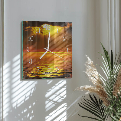 Orologio quadrato Tramonto