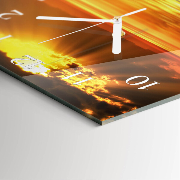 Orologio quadrato Tramonto