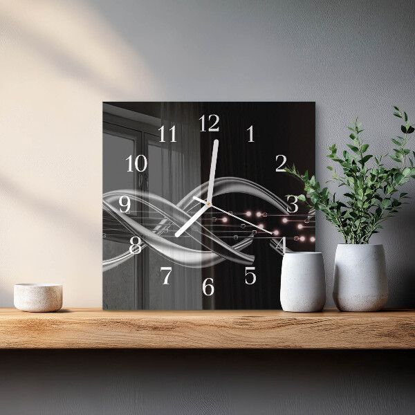 Orologio quadrato Astrazione
