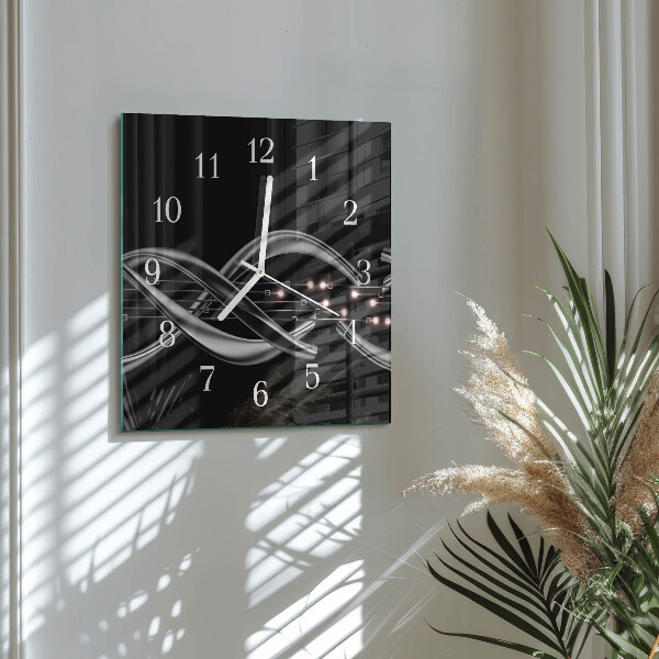 Orologio quadrato Astrazione