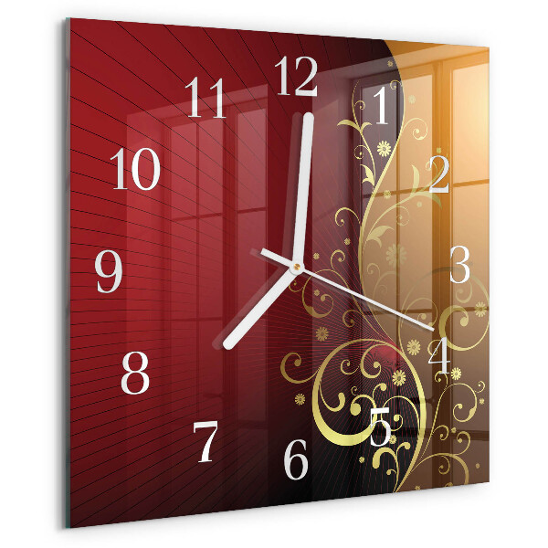 Orologio quadrato Astrazione