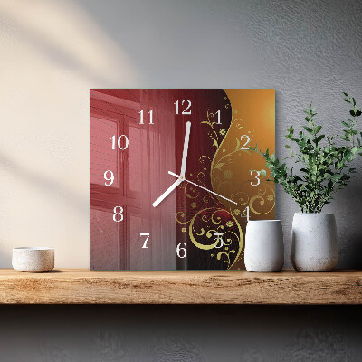 Orologio quadrato Astrazione