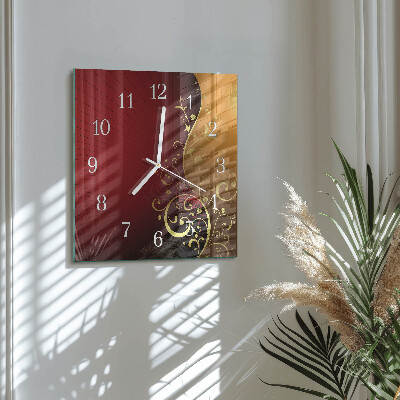 Orologio quadrato Astrazione